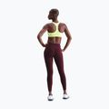 Training bra Nike Swoosh Medium Support light lemon twist/stone mauve/white 3