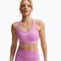 Training bra Nike Swoosh Medium Support light magenta/white
