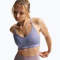 Training bra Nike Dri-Fit Indy Light Support iron purple/iron purple/white 4