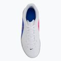 Children's football boots Nike Tiempo Maestro Club Jr IC white/racer blue/pink blast/black 5