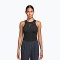 Women's T-shirt Nike One Fitted Dri-Fit Cropped Tank thunder black/white