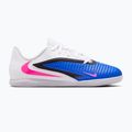 Kidsʼ football boots Nike Jr. Phantom 6 Low Club IN Racer Blue/White/Pink Blast 9