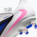 Men's football boots Nike Phantom 6 Low Academy EasyOn FG/MG racer blue/white/pink blast 9
