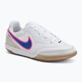 Children's football boots Nike Tiempo Streetgato Jr white/pink blast/racer blue