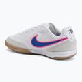 Children's football boots Nike Tiempo Streetgato Jr white/pink blast/racer blue 3