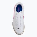 Children's football boots Nike Tiempo Streetgato Jr white/pink blast/racer blue 5