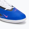 Kidsʼ football boots Nike Jr. Phantom 6 Low Club IN Racer Blue/White/Pink Blast 7