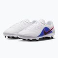 Children's football boots Nike Tiempo Maestro Club Jr FG/MG white/racer blue/pink blast/black 10