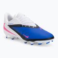 Men's football boots Nike Phantom 6 Low Academy EasyOn FG/MG racer blue/white/pink blast
