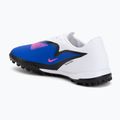 Men's football boots Nike Phantom 6 Low Academy TF racer blue/white/pink blast 3