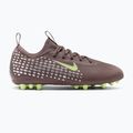 Children's football boots Nike Zoom Vapor 16 Academy Kylian Mbappe Jr AG plum eclipse/metallic silver