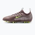 Children's football boots Nike Zoom Vapor 16 Academy Kylian Mbappe Jr AG plum eclipse/metallic silver 2
