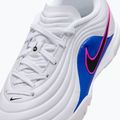 Children's football boots Nike Tiempo Maestro Academy Jr TF white/racer blue/pink blast/black 8