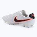Men's football boots Nike Tiempo Ligera Pro FG white/bright crimson/black 3