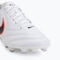 Men's football boots Nike Tiempo Ligera Pro FG white/bright crimson/black 7