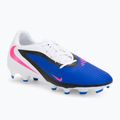 Men's football boots Nike Phantom 6 Low Academy FG/MG racer blue/white/pink blast