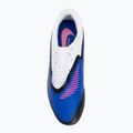 Men's football boots Nike Phantom 6 Low Academy IC racer blue/white/pink blast 5