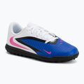 Junior football boots Nike Jr. Phantom 6 Low Club TF racer blue/white/pink blast