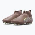 Children's football boots Nike Mercurial Superfly 10 Academy "Kylian Mbappé" Jr FG plum eclipse/metallic silver 3