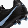 Children's football boots Nike Tiempo Maestro Academy Jr FG/MG black/ice blue 10