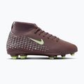 Children's football boots Nike Mercurial Superfly 10 Club "Kylian Mbappé" Jr FG/MG plum eclipse/metallic silver
