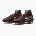 Men's football boots Nike Zoom Superfly 10 Pro Kylian Mbappe FG plum eclipse/metallic silver 3