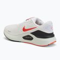 Men's running shoes Nike Structure 26 white/medium ash/bright crimson 3