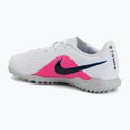 Children's football boots Nike Tiempo Maestro Club Jr TF white/racer blue/pink blast/black 3