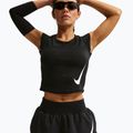 Women's running shorts Nike Tempo Swoosh Dri-Fit Mid-Rise Brief-Lined black/white 5