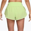 Women's running shorts Nike Tempo Swoosh Dri-Fit Mid-Rise Brief-Lined light lemon twist/white 2