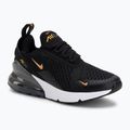 Children's shoes Nike Air Max 270 black/laser orange/metallic copper