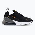 Children's shoes Nike Air Max 270 black/laser orange/metallic copper 2