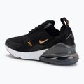 Children's shoes Nike Air Max 270 black/laser orange/metallic copper 3