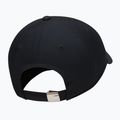 Baseball cap Nike Dri-Fit Club Unstructured Metal Swoosh 2026 black/metallic silver 2