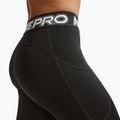Women's leggings Nike Pro Mid-Rise 7/8 black/white/white 5
