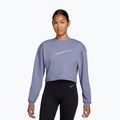 Women's training sweatshirt Nike Pro Dri-Fit Crew Neck iron purple/metallic silver/white