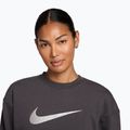 Women's training sweatshirt Nike Pro Dri-Fit Crew Neck thunder grey/metallic silver/white 3