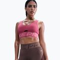 Women's shorts Nike Pro Sculpt High Waisted 5" Biker tattoo/burgundy crush/white 4