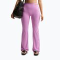 Women's training trousers Nike Zenvy High-Waisted Flared light magenta/white