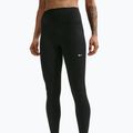 Women's leggings Nike One Seamless Front High-Waisted black/white 4