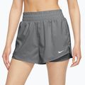 Women's shorts Nike One Dri-Fit High-Waisted 3" 2In1 smoke grey/heather/white