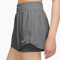 Women's shorts Nike One Dri-Fit High-Waisted 3" 2In1 smoke grey/heather/white 3