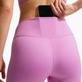 Women's leggings Nike One Seamless Front High-Waisted light magenta/white 5