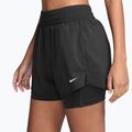Women's shorts Nike One Dri-Fit High-Waisted 3" 2In1 black/white 3
