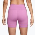 Women's shorts Nike One High-Waisted Biker 5" loght magenta/white 2