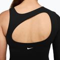 Women's training T-shirt Nike Zenvy Dri-Fit One Sleeve Top black/white/cool grey 3