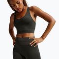 Women's shorts Nike Pro Seamless High-Waisted Biker 5" dark smoke grey 4