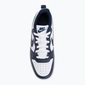 Children's shoes Nike Court Borough Low Next Bloom white/white/midnight navy 5