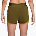 Women's running shorts Nike Swift Mid-Rise 2in1 olive flak/peat moss 2