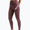 Women's running leggings Nike Tempo Swoosh Run High-Waisted 7/8 tattoo/white